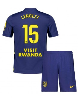 Atletico Madrid Clement Lenglet #15 Replika Borta Kläder Barn 2025-26 Kortärmad (+ byxor)